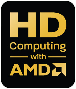 「AMD HD!エクスペリエンス」ソリューションのロゴ