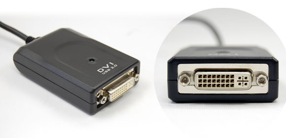 HDMI/DVI変換アダプタを付属