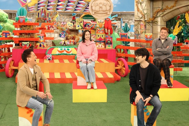 左から）坂上忍、堀田真由、竹野内豊、くっきー！（野性爆弾）（c）フジテレビ