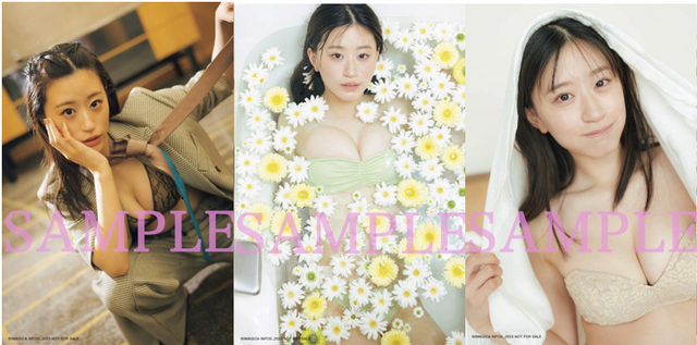 NMB48・上西怜 スタイルブック『Coquettish 色っぽい女の子』平惣徳島店特典ポストカード（主婦の友社）