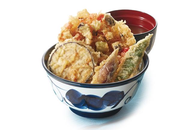 夏野菜の天丼