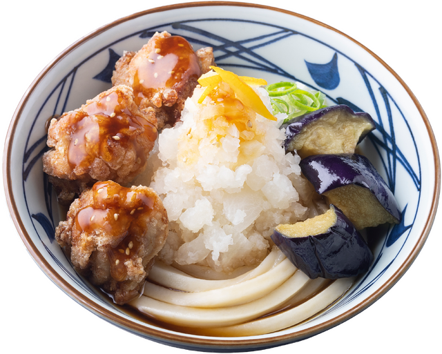鬼おろし鶏からぶっかけうどん