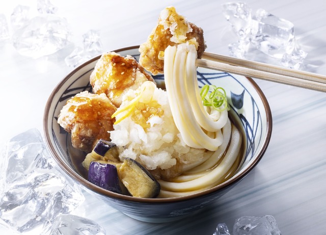 鬼おろし鶏からぶっかけうどん