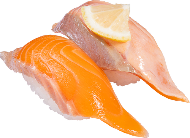 とっとり琴浦グランサーモン食べ比べ（生・塩炙り）