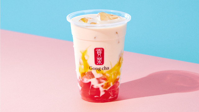 ぎゅぎゅっとピーチ ミルクティー（ICED）