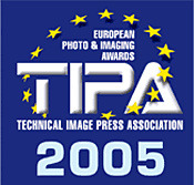 　欧州12カ国の主要カメラ・ビデオ専門誌31誌の編集者で構成される団体「TIPA」は、カメラ・映像関連製品の各部門賞「TIPA European Photo ＆ Imaging Awards 2005」を発表した。