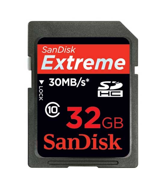 SanDisk Extreme SDHCカード