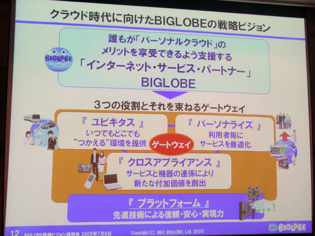 BIGLOBE戦略ビジョン