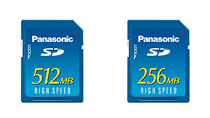 　松下電器産業は、512Mバイトと256Mバイトの「HIGH SPEEDタイプ」SDメモリーカードを7月15日に発売する。
