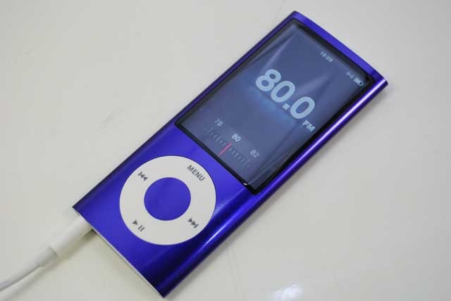 iPod nanoのラジオ画面