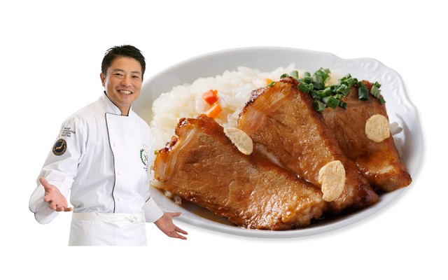 昔ながらのトンテキピラフ