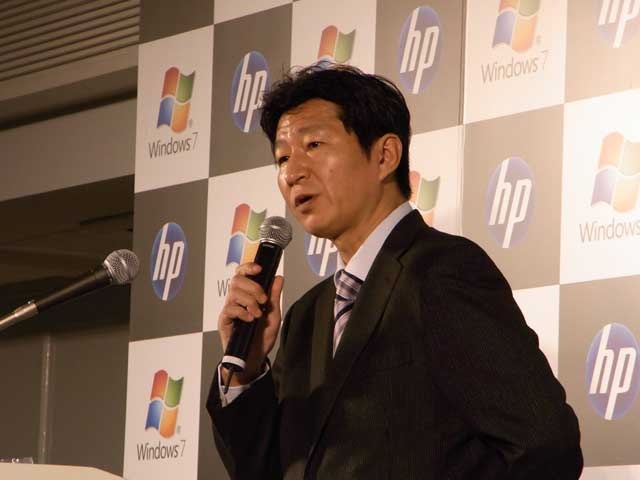 日本HP取締役副社長執行役員パーソナルシステムズ事業統括の岡隆史氏