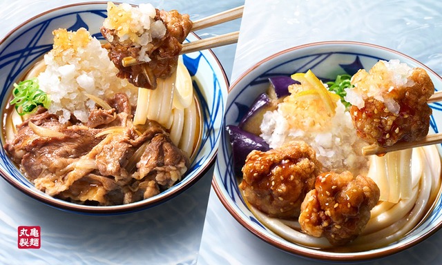 鬼おろし肉ぶっかけうどん、鬼おろし鶏からぶっかけうどん