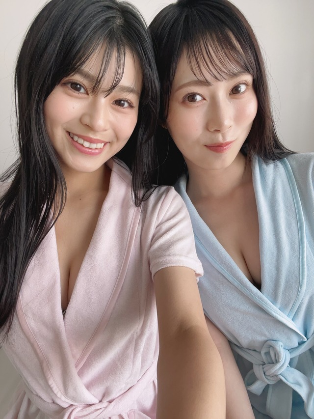 龍本弥生と板垣心和（写真は板垣心和の公式Xから）※所属事務所に掲載許諾をもらってます