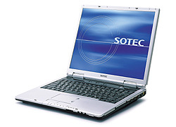　ソーテックは、Turion 64 MT-28搭載のパワーユーザー向けノート「WinBook WV830シリーズ」およびSempron 2800+搭載のライトユーザー向けノート「WinBook WV761シリーズ」を8月上旬に出荷する。