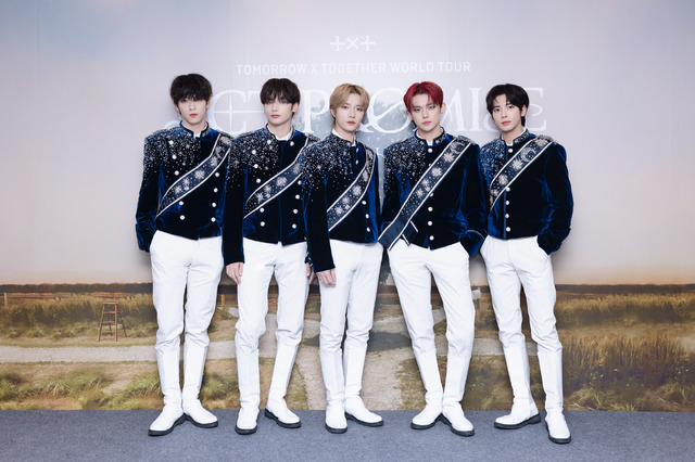 『第75回NHK紅白歌合戦』初出場が決まったTOMORROW X TOGETHER　(P)&(C) BIGHIT MUSIC