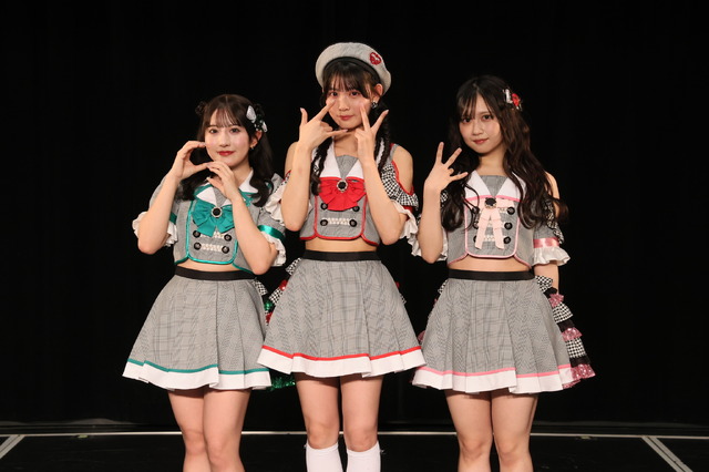 新チームリーダー（左から相川暖花、伊藤実希、赤堀君江）