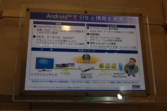 AndroidでSTBと携帯を連携