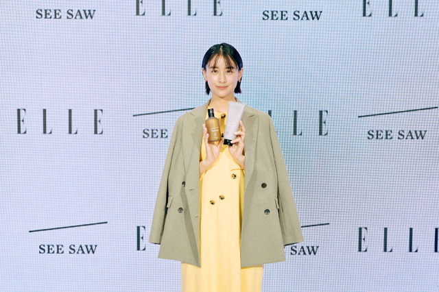 山本美月が登壇したSEE/SAW(シーソー)×ELLE コラボレーション トークショー