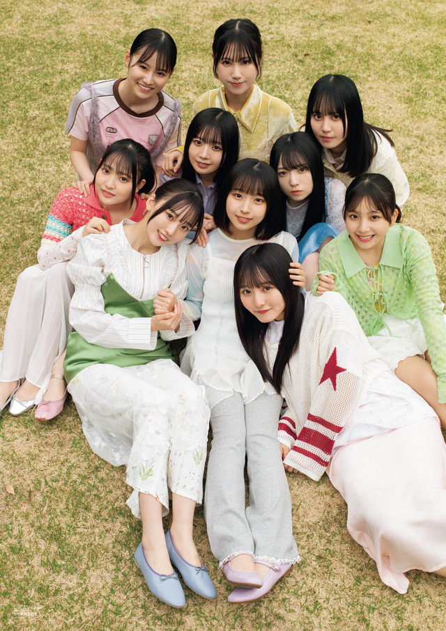 「B.L.T.2025年6月号」ローソンエンタテインメント購入特典ポスター【日向坂46 五期生 両面ポスター1枚】裏