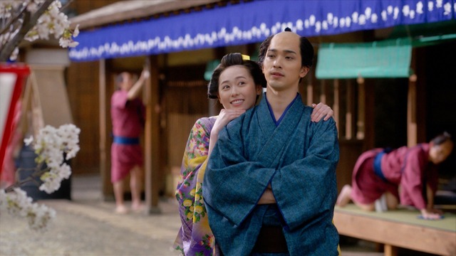 『べらぼう～蔦重栄華乃夢噺～』花魁・誰袖役の福原遥　（C）NHK