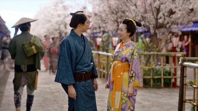 『べらぼう～蔦重栄華乃夢噺～』花魁・誰袖役の福原遥　（C）NHK