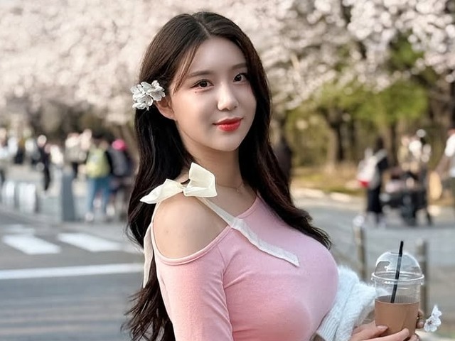 “完璧Sライン体型”に釘付け…韓国の人気チアガール、「デニムが似合い過ぎる」美貌でファンを圧倒【PHOTO】