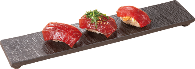 うまみ醤油漬け天然インド鮪3種盛り（税込759円）