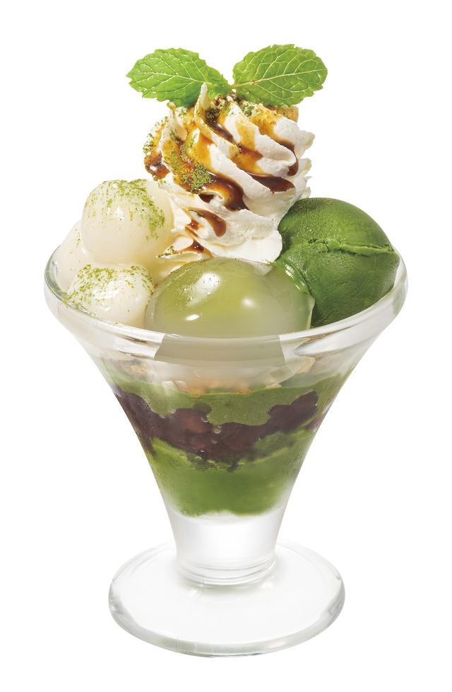 抹茶白玉ミニパルフェ 630 円(税込 693 円)