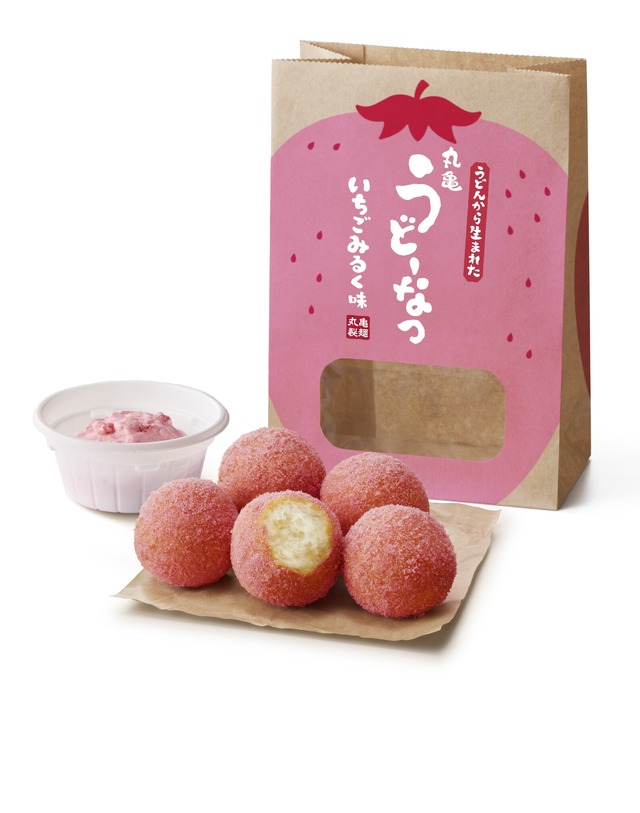 『丸亀うどーなつ いちごみるく味』