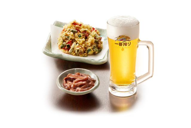 『夏の生ビールセット』　950円