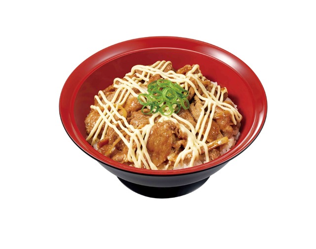 マヨ豚生姜焼き丼（並盛）750円