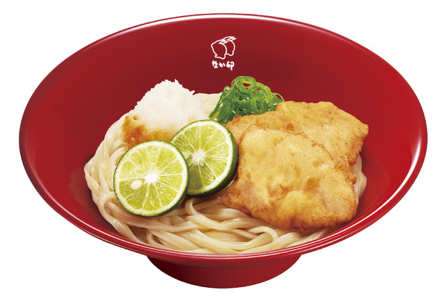 とり天すだちおろしうどん並　750 円