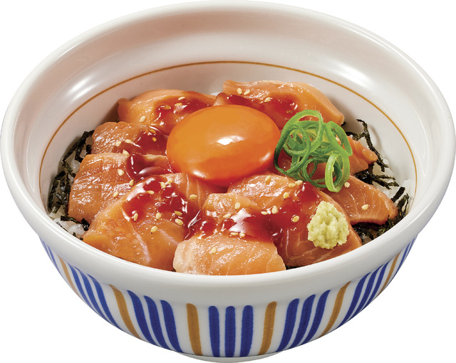 サーモンユッケ丼　並盛（990円）