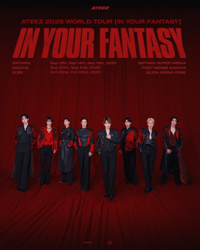 日本アリーナツアー「ATEEZ 2025 WORLD TOUR [IN YOUR FANTASY] IN JAPAN」　（C）KQ ENTERTAINMENT