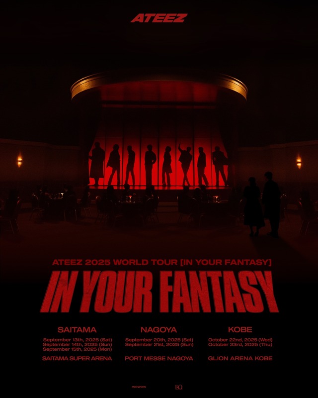 日本アリーナツアー「ATEEZ 2025 WORLD TOUR [IN YOUR FANTASY] IN JAPAN」　（C）KQ ENTERTAINMENT