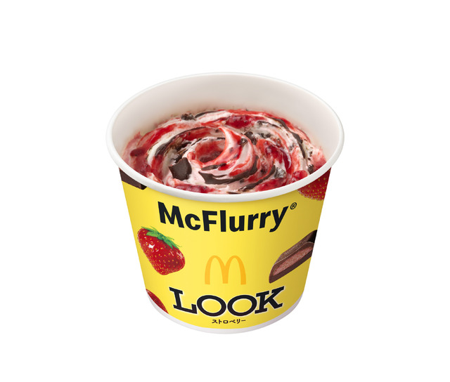 マックフルーリー LOOK ストロベリー　350円～