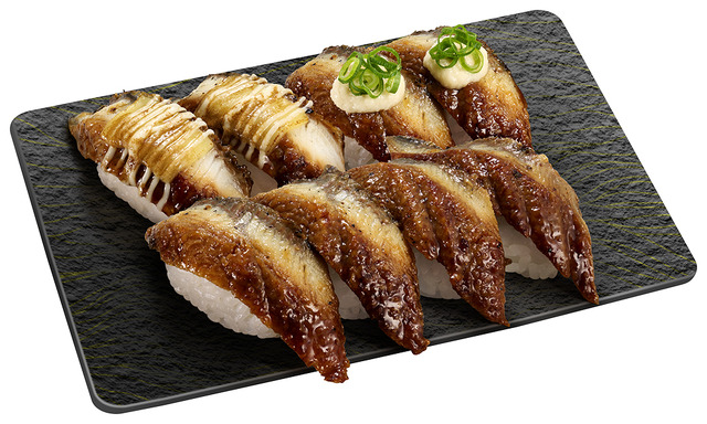 大切りうなぎづくしセット　8貫（1人前）税込1,680円～、16貫（2人前）税込3,360円～