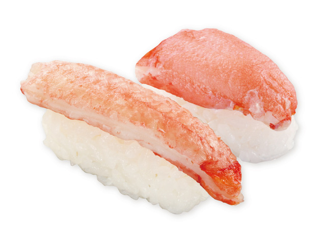 丸ズワイガニ二種盛り 350円