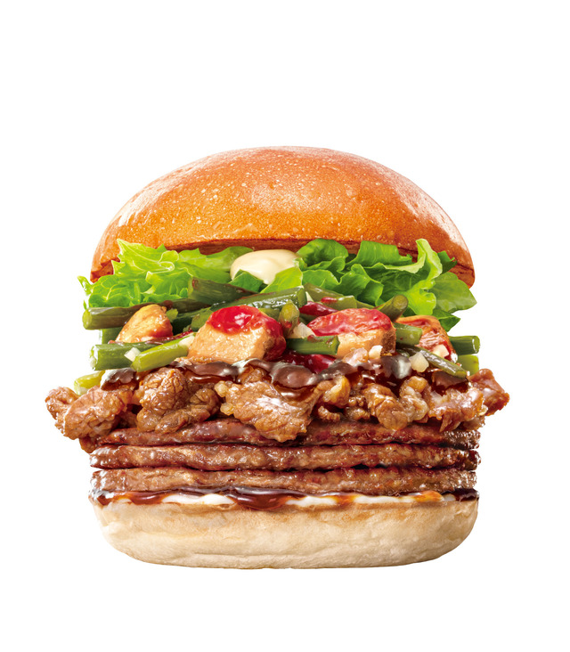キング にんにく牛カルビバーガー　1,190円