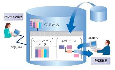 XMLを利用した柔軟性の高いデータベースシステムを実現