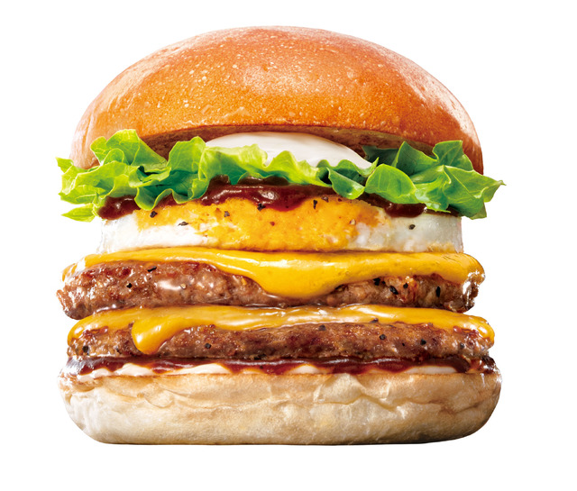 ダブルロコモコ絶品チーズバーガー　840円