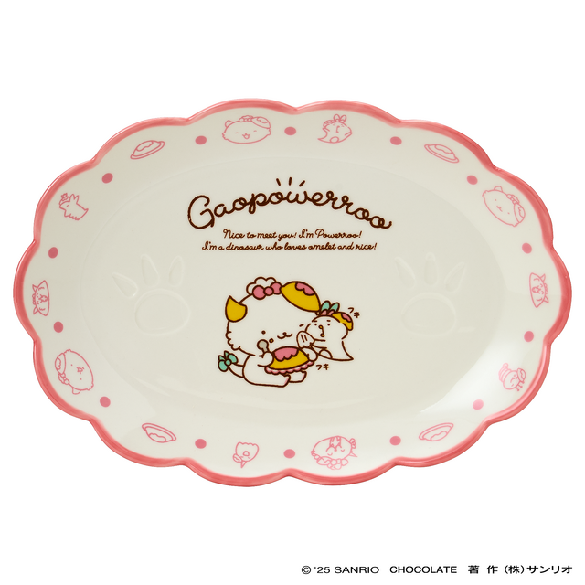 プレート 　2,970円©'25 SANRIO 　CHOCOLATE　著作（株）サンリオ