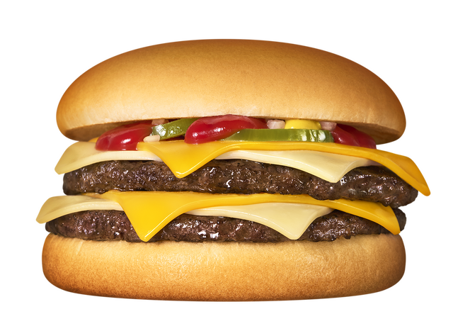 チーズチーズダブルチーズバーガー