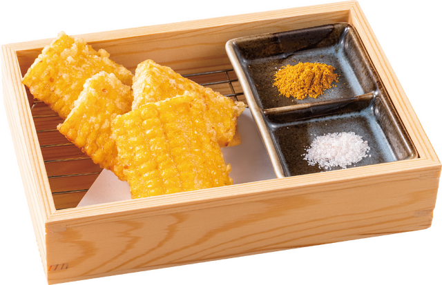 とうもろこしの天ぷら（税込495円）
