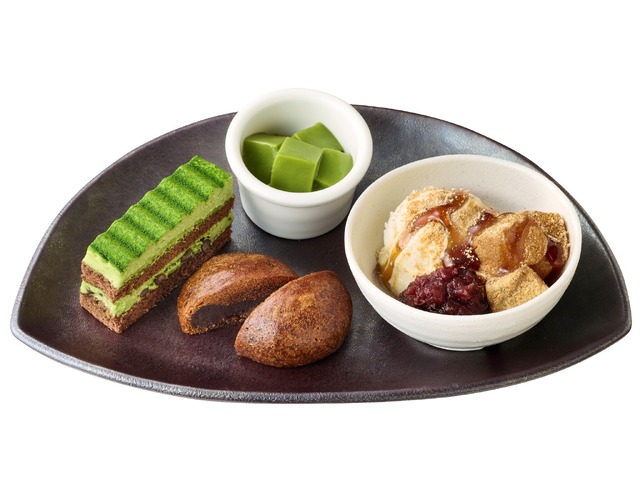 和心贅沢盛り皿 590円／和心贅沢盛り皿とお抹茶のセット 800円