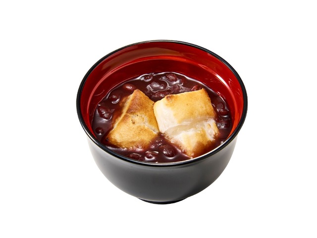 ～北海道産あずき使用～焼き餅入りぜんざい　350円