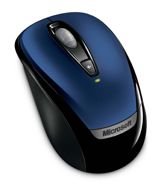 「Wireless Mobile Mouse 3000」（メタリック ブルー）