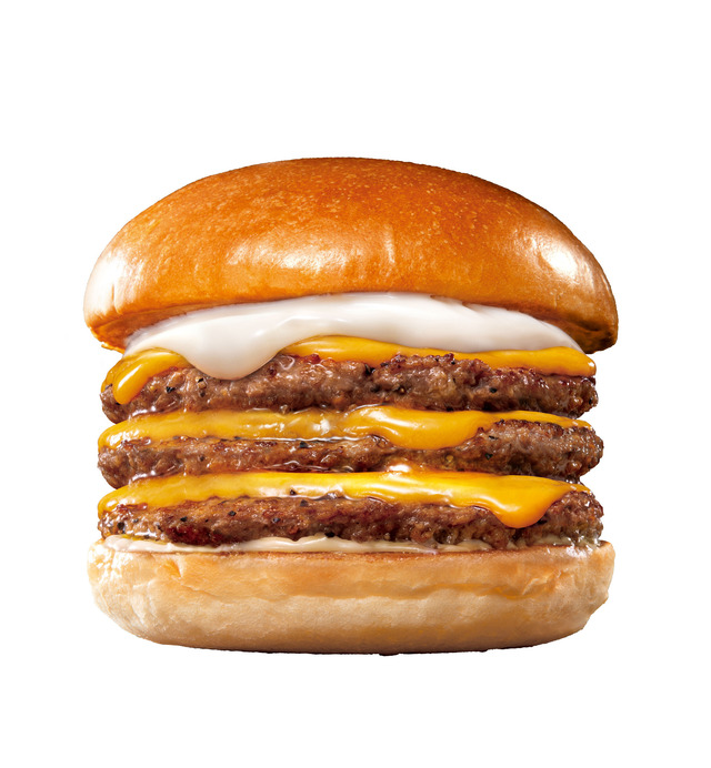 トリプル 絶品チーズバーガー　990円