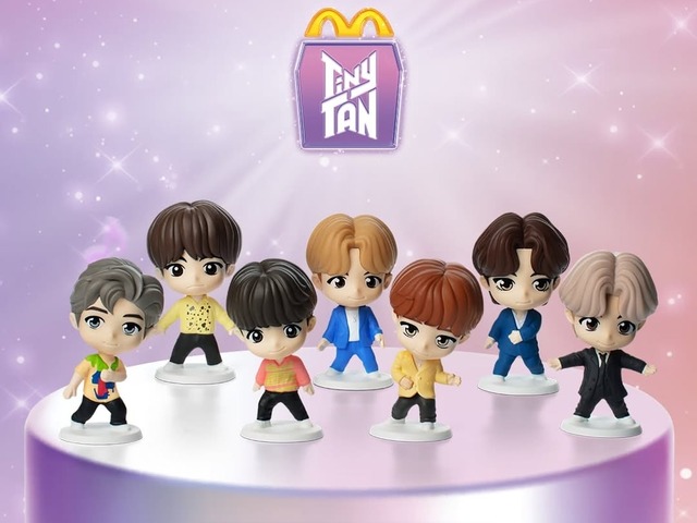 日本でも売ってほしい…！韓国マクドナルド、BTSキャラ「TinyTAN」とコラボしたハッピーセット販売開始